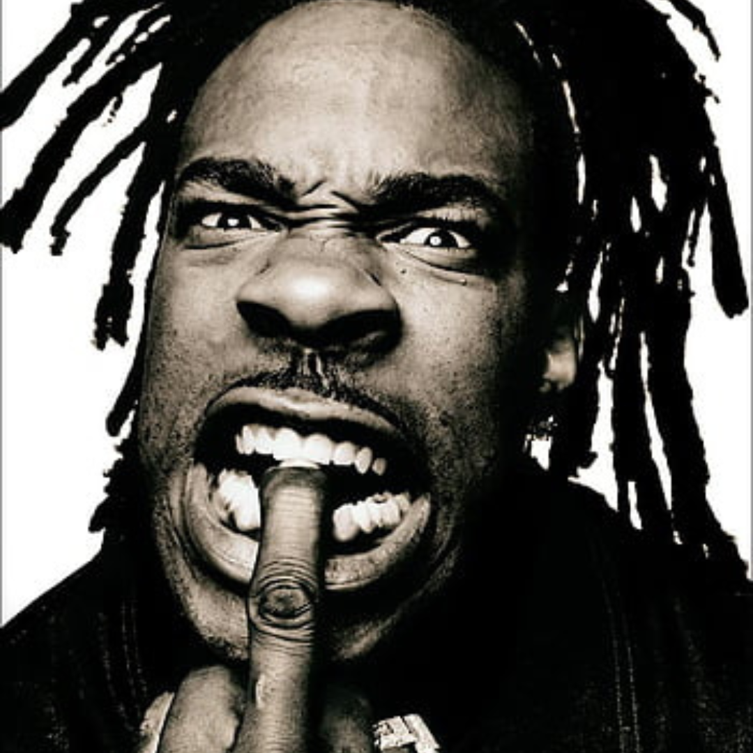 Busta Rhymes cover art for episode 14 of the They Reminisce Over You Podcast