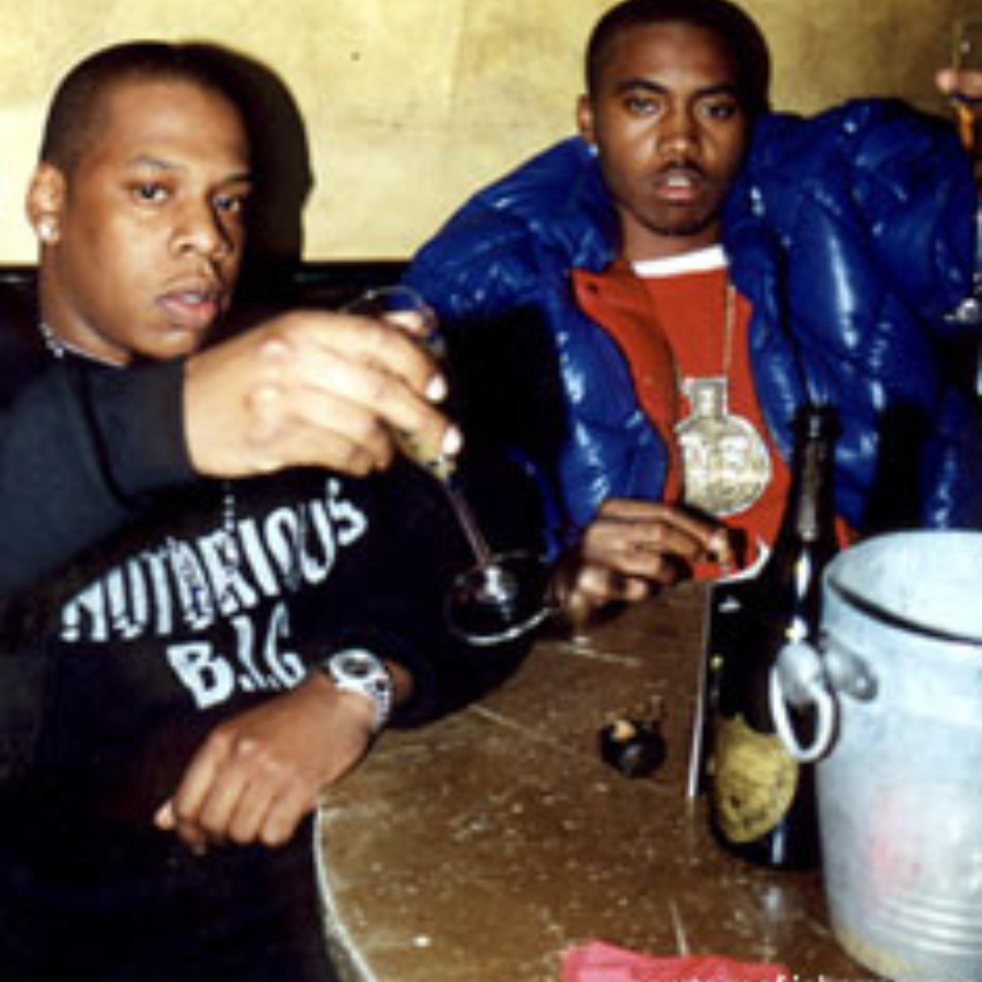Jay-Z & Nas cover art for episode 18 of the They Reminisce Over You Podcast